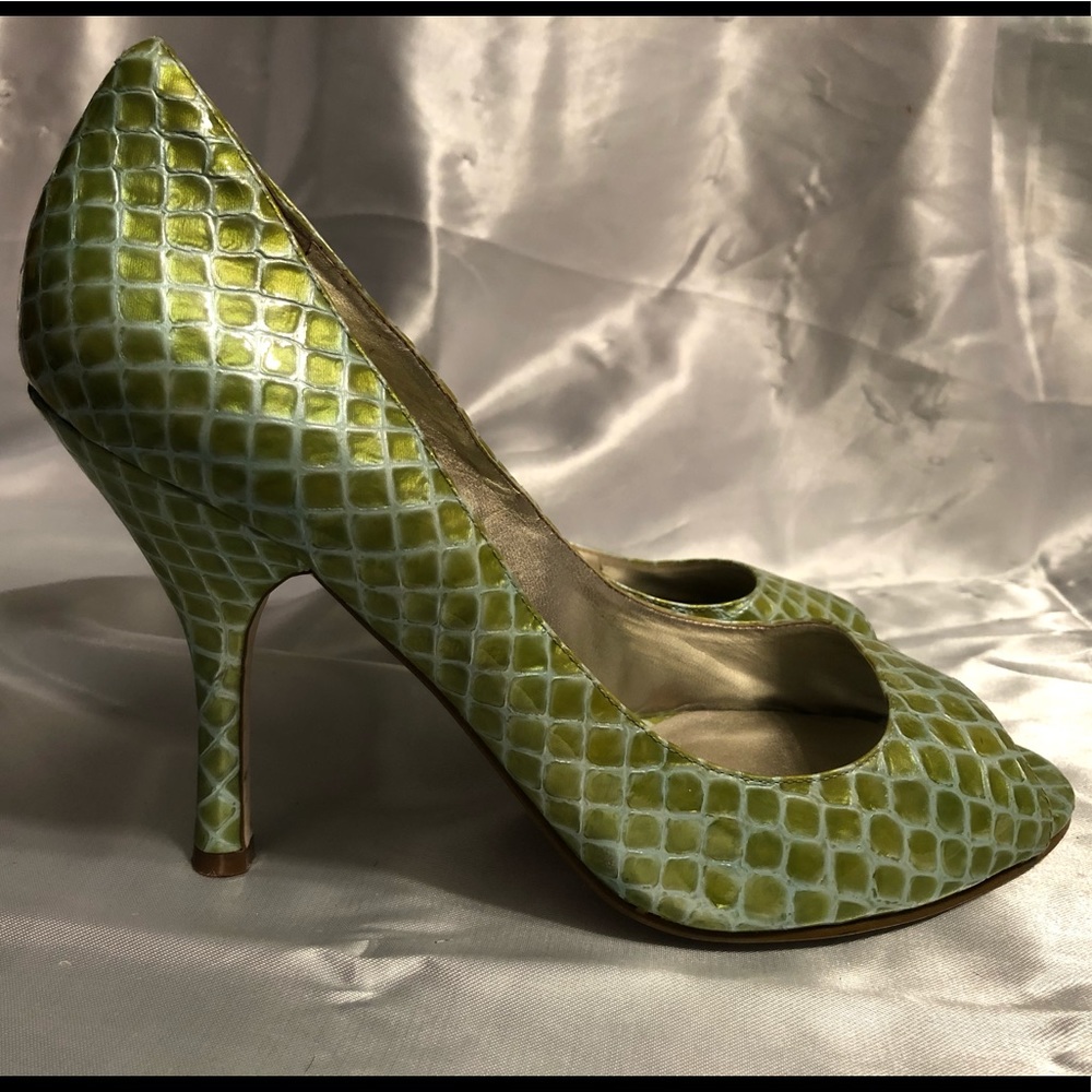 Enzo Angiolini 3.5” Snake Pattern Heels